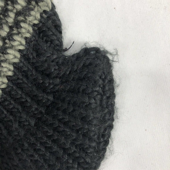 BKE BEANIE HAT CAP POM ACRYLIC GRAY PINK BEIGE ONE SIZE FITS MOST OSFM CAP - Picture 12 of 13